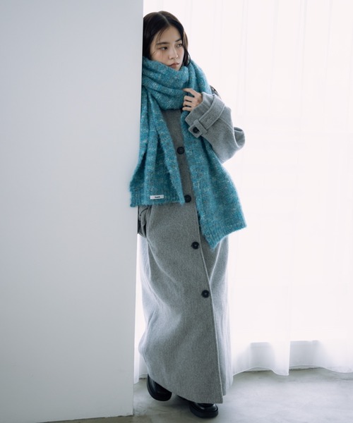 mix color long muffler/ロングマフラー（マフラー）｜haek（ハク）の