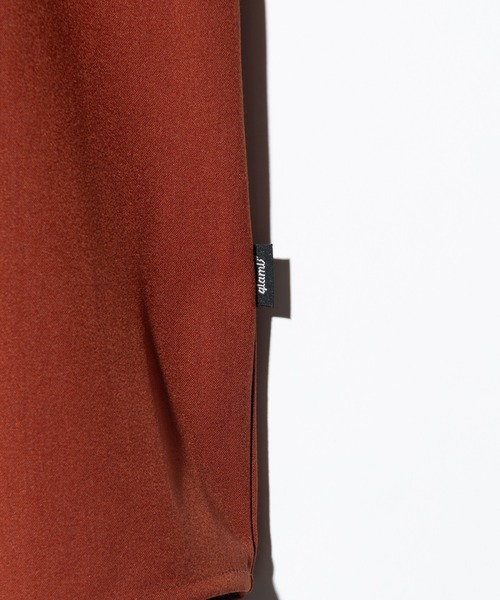 セール】Synth Leather Collar Shirt / シンセレザーカラーシャツ