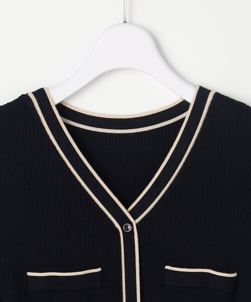 セール】バイカラーデザインニット ワンピース（ワンピース）｜ANY SIS