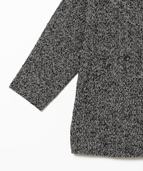 B:MING by BEAMS（ビーミングバイビームス）の「ヘリンボーン コート（その他アウター・レディース・ブラック/ブラウン・SMALL/MEDIUM）」の18枚目の写真
