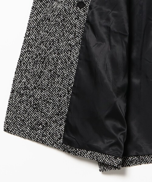 B:MING by BEAMS（ビーミングバイビームス）の「ヘリンボーン コート（その他アウター・レディース・ブラック/ブラウン・SMALL/MEDIUM）」の11枚目の写真