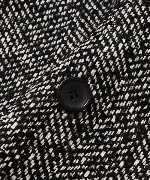 B:MING by BEAMS（ビーミングバイビームス）の「ヘリンボーン コート（その他アウター・レディース・ブラック/ブラウン・SMALL/MEDIUM）」の8枚目の写真