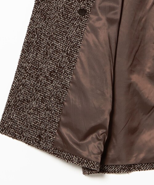 B:MING by BEAMS（ビーミングバイビームス）の「ヘリンボーン コート（その他アウター・レディース・ブラック/ブラウン・SMALL/MEDIUM）」の9枚目の写真
