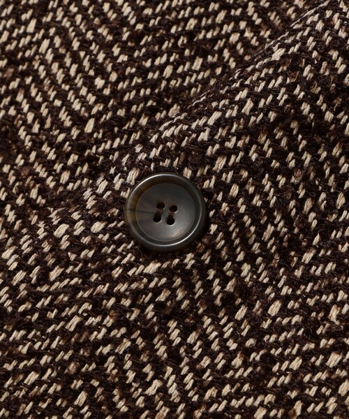 B:MING by BEAMS（ビーミングバイビームス）の「ヘリンボーン コート（その他アウター・レディース・ブラック/ブラウン・SMALL/MEDIUM）」の15枚目の写真