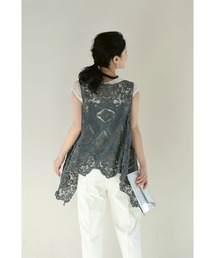 CAWAII（カワイイ）の「軽やかにプラスする装飾クロシェジレベスト（ベスト）」