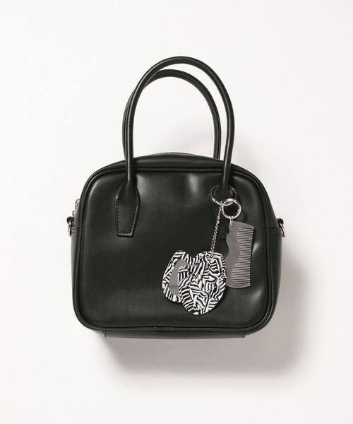 LEPSIM（レプシィム）の「ミラーチャーム　581692（手鏡/メイクミラー・レディース・ブラック/ベージュ/イエロー系その他/ホワイト系その他・ONE SIZE）」の5枚目の写真