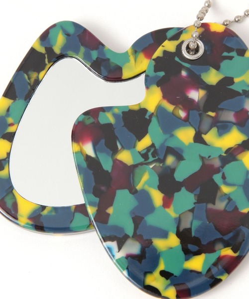 LEPSIM（レプシィム）の「ミラーチャーム　581692（手鏡/メイクミラー・レディース・ブラック/ベージュ/イエロー系その他/ホワイト系その他・ONE SIZE）」の13枚目の写真