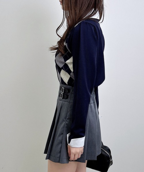 INGNI（イング）の「サイドベルトプリーツスカパン（スカート・レディース・ブラック/グレー/ブラウン・FREE）」の16枚目の写真