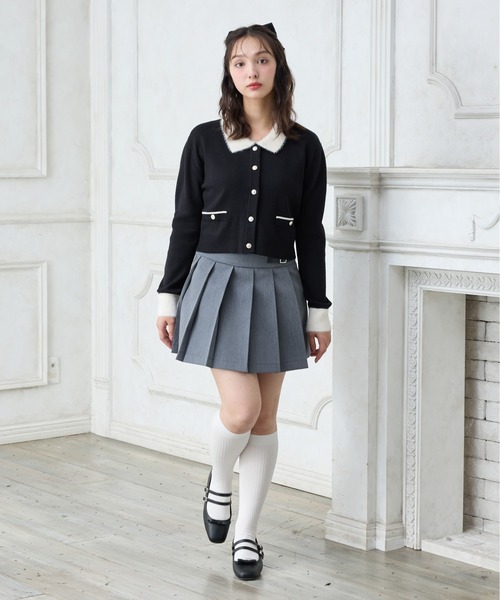 INGNI（イング）の「サイドベルトプリーツスカパン（スカート・レディース・ブラック/グレー/ブラウン・FREE）」の21枚目の写真