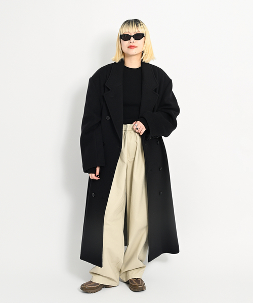 CITYSHOP(シティーショップ)の「COTTON EASY パンツ(その他パンツ・レディース・ライトグレー/ネイビー・36/38)」の19枚目の写真