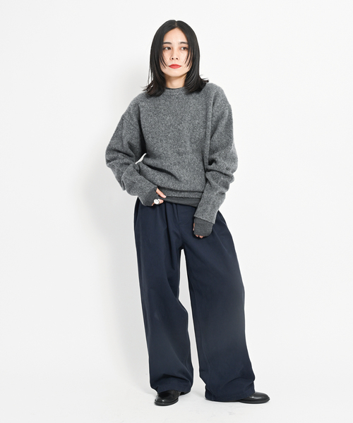 CITYSHOP(シティーショップ)の「COTTON EASY パンツ(その他パンツ・レディース・ライトグレー/ネイビー・36/38)」の21枚目の写真