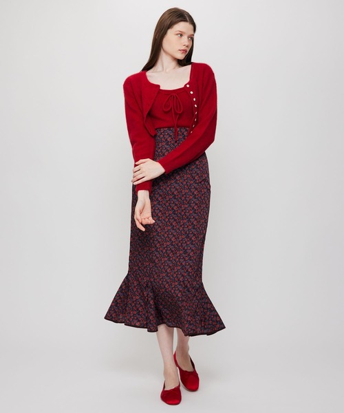 DEICY（デイシー）の「ヴィンテージローズマーメイドスカート（スカート・レディース・ピンク/レッド・0/1）」の8枚目の写真