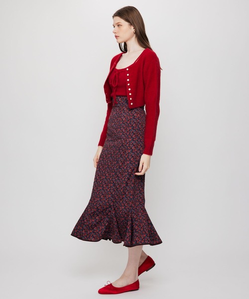 DEICY（デイシー）の「ヴィンテージローズマーメイドスカート（スカート・レディース・ピンク/レッド・0/1）」の9枚目の写真