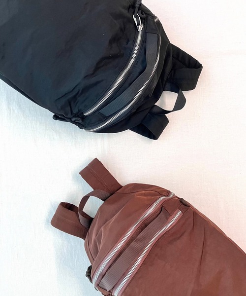 Casselini（キャセリーニ）の「DOWNYリュック（バックパック/リュック・レディース・ブラック/ブラウン・ONE SIZE）」の8枚目の写真