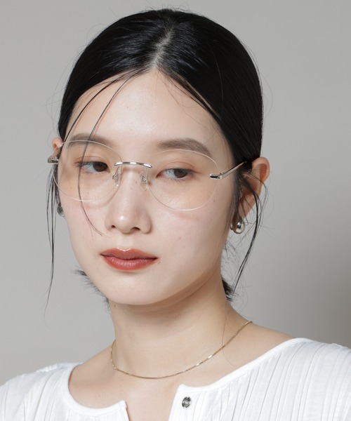 NANO universe(ナノユニバース)の「フレームレスメガネ(サングラス・レディース・シルバー/ゴールド・F)」の1枚目の写真