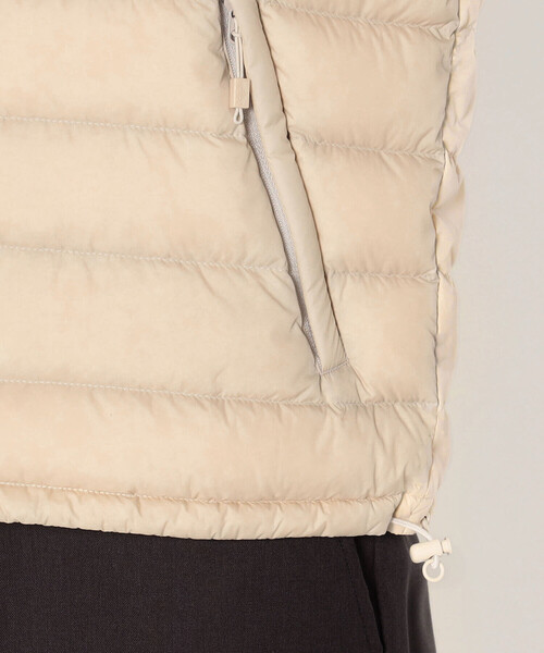 DANTON（ダントン）の「WOMEN'S CREWNECK INNER DOWN VEST（ダウンベスト・レディース・ブラウン系その他/ブラック/オリーブ/ブラック系その他/オフホワイト/マスタード/ベージュ系その他・M/S/XS）」の19枚目の写真