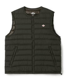 DANTON ダントン　ダウンベスト ブラック 36 DANTON/ダントン インナーダウンクルーネックベスト INNER DOWN