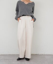 SHENERY | サテンワイドパンツ(その他パンツ)