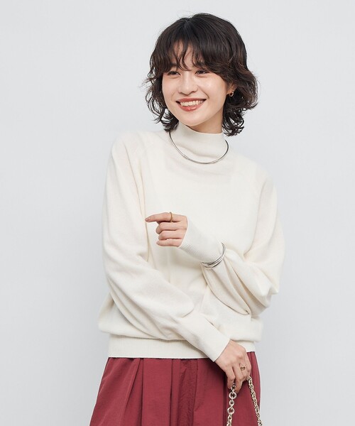 セール】12Gオルティアハイネックプルオーバーニット（ニット/セーター