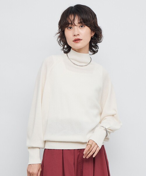 NOLLEY’S（ノーリーズ）の「12Gオルティアハイネックプルオーバーニット（ニット/セーター・レディース・イエロー/ベビーピンク/ミント/オフホワイト/ライトグレー/ダークブラウン・38）」の11枚目の写真