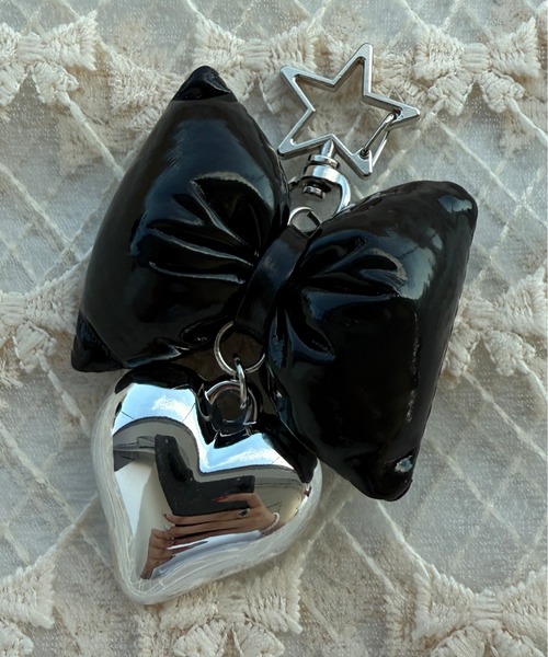 kutir(クティール)の「kutirlune/リボンモチーフミニキーホルダー(キーホルダー・レディース・ピンク/ブラック/シルバー/ブルー・FREE)」の10枚目の写真