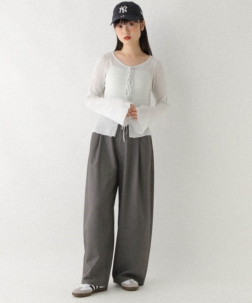 Heather（ヘザー）の「アソートワイドバレルパンツ　592828（その他パンツ・レディース・ベージュ/グレー/ブラウン・M/S）」の12枚目の写真