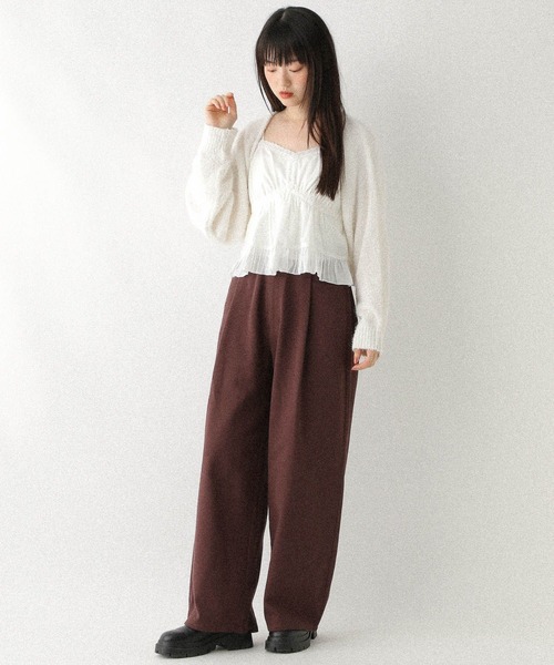 Heather（ヘザー）の「アソートワイドバレルパンツ　592828（その他パンツ・レディース・ベージュ/グレー/ブラウン・M/S）」の14枚目の写真