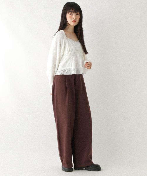 Heather（ヘザー）の「アソートワイドバレルパンツ　592828（その他パンツ・レディース・ベージュ/グレー/ブラウン・M/S）」の16枚目の写真