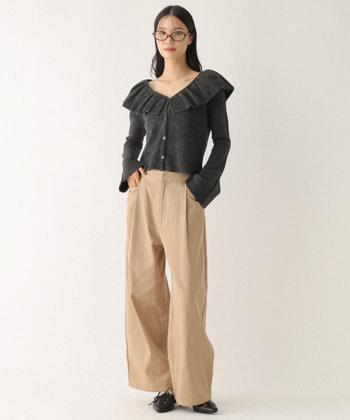 Heather（ヘザー）の「アソートワイドバレルパンツ　592828（その他パンツ・レディース・ベージュ/グレー/ブラウン・M/S）」の11枚目の写真