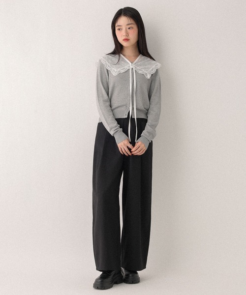 Heather(ヘザー)の「アソートワイドバレルパンツ 592828(その他パンツ・レディース・ベージュ/グレー/ブラウン/ダークブラウン/ブラック・M/S)」の22枚目の写真