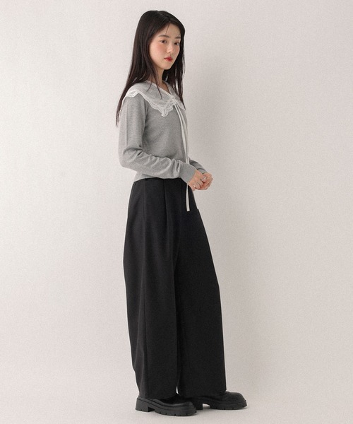 Heather(ヘザー)の「アソートワイドバレルパンツ 592828(その他パンツ・レディース・ベージュ/グレー/ブラウン/ダークブラウン/ブラック・M/S)」の20枚目の写真