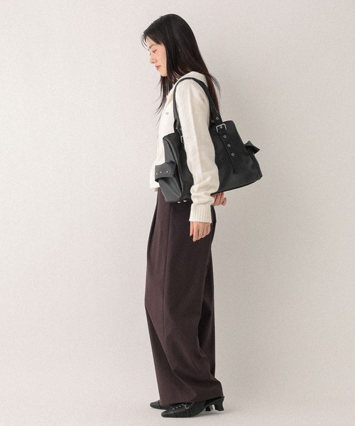 Heather(ヘザー)の「アソートワイドバレルパンツ 592828(その他パンツ・レディース・ベージュ/グレー/ブラウン/ダークブラウン/ブラック・M/S)」の16枚目の写真