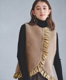 ⭐UNITED ARROWS フリルベスト⭐ UNITED ARROWS・Pフリル ベスト ペプラム - メルカリ