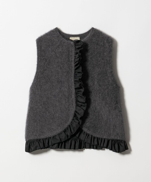 フォックスカシミヤ フリルコンビ ベスト（ベスト）｜UNITED ARROWS