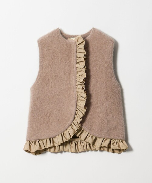 フォックスカシミヤ フリルコンビ ベスト（ベスト）｜UNITED ARROWS
