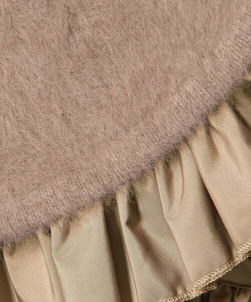 フォックスカシミヤ フリルコンビ ベスト（ベスト）｜UNITED ARROWS