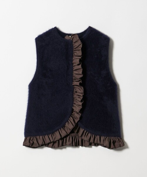 フォックスカシミヤ フリルコンビ ベスト（ベスト）｜UNITED ARROWS