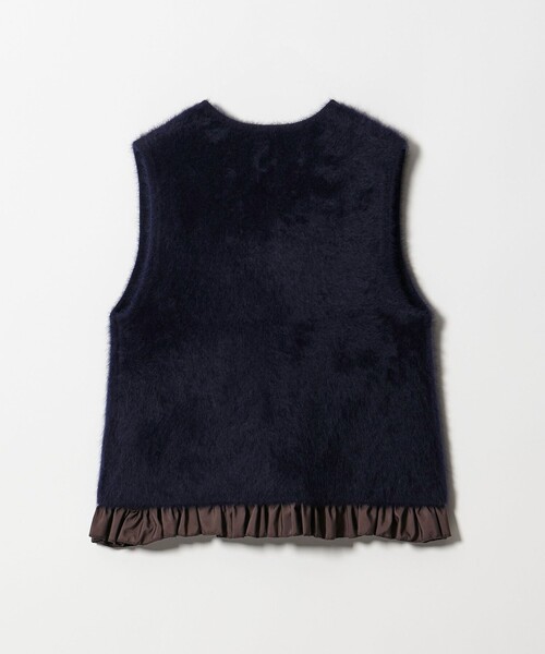 フォックスカシミヤ フリルコンビ ベスト（ベスト）｜UNITED ARROWS