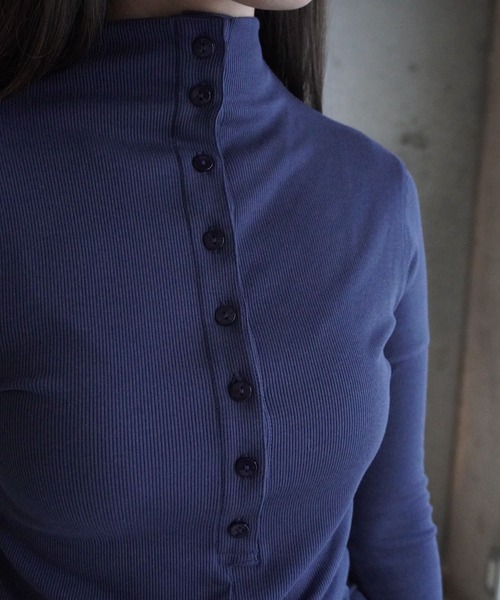 ロウ クラシック LOW CLASSIC BUTTON UP WRAP T-SHIRT ハイネック 長袖 衣料品 トップス レーヨン ポリエステル レディース アイボリー系 LW253TS04 【中古】 ロウ クラシック LOW CLASSIC BUTTON UP WRAP T-SHIRT ハイネック 長袖