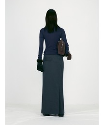LOW CLASSIC（ロウ クラシック）の「BUTTON UP WRAP T-SHIRT（Tシャツ