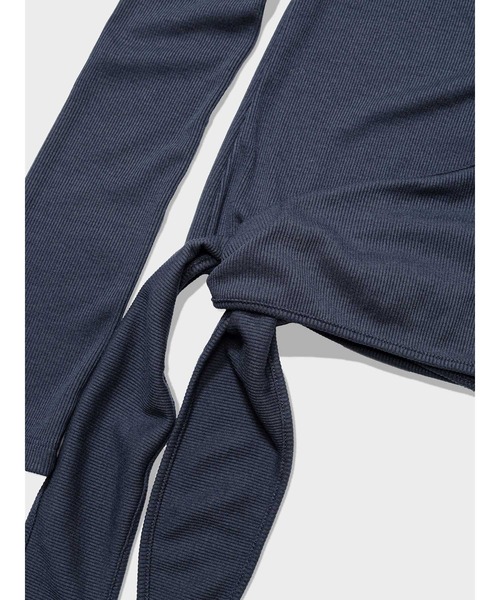 LOW CLASSIC（ロウ クラシック）の「BUTTON UP WRAP T-SHIRT（Tシャツ