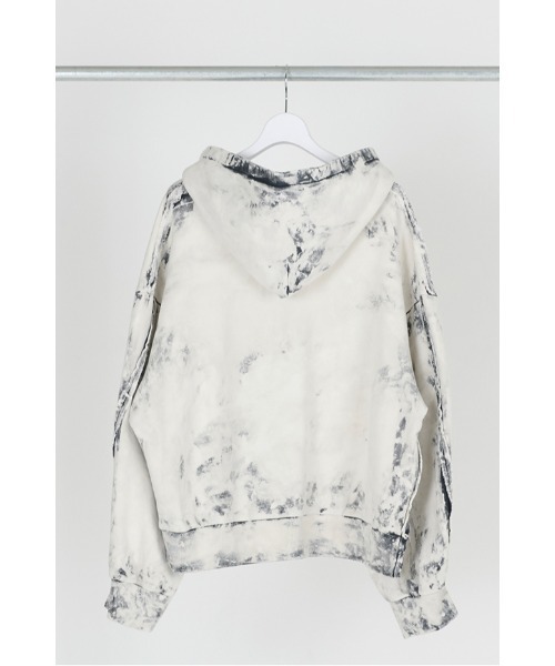 DISCOVERED(ディスカバード)の「BLEACH PULL HOODIE(パーカー・メンズ・ブラック・SMALL/LARGE)」の2枚目の写真