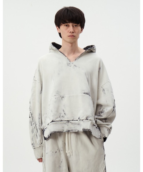 DISCOVERED(ディスカバード)の「BLEACH PULL HOODIE(パーカー・メンズ・ブラック・SMALL/LARGE)」の10枚目の写真