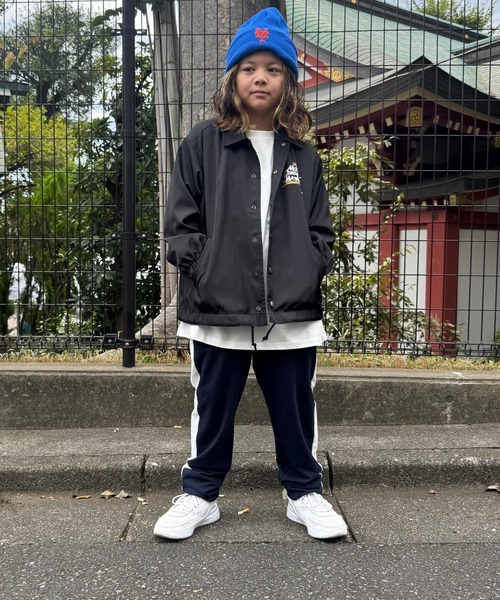 Good Time Apartment(グッドタイムアパートメント)の「【Good Time Apartment】【キッズサイズ有り】MUSIC CONNECTS COACH JACKET(ブルゾン・レディース・ブラック・S/M/L/150)」の12枚目の写真