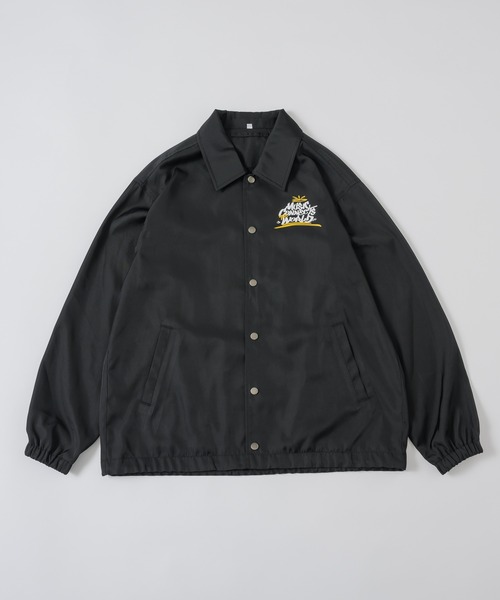 Good Time Apartment（グッドタイムアパートメント）の「【Good Time Apartment】【キッズサイズ有り】MUSIC CONNECTS COACH JACKET（ブルゾン・レディース・ブラック・S/M/L/150）」の14枚目の写真