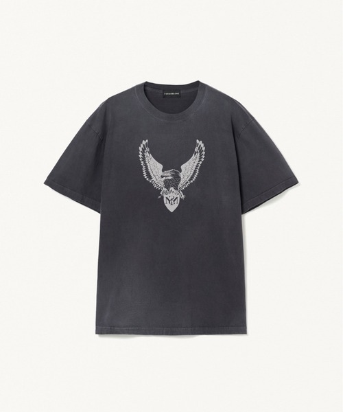 FORSOMEONE(フォーサムワン)の「FORSOMEONE CB EAGLE TEE(Tシャツ/カットソー・メンズ・チャコールグレー・50/48)」の1枚目の写真