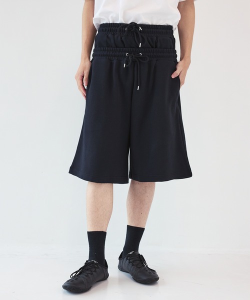 JOHN LAWRENCE SULLIVAN】別注SWEAT TUCKED SHORTS（スウェットパンツ