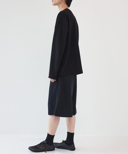 JOHN LAWRENCE SULLIVAN（ジョンローレンスサリバン）の「【JOHN LAWRENCE SULLIVAN】別注SWEAT TUCKED SHORTS（スウェットパンツ・メンズ・ブラック/グレー・S/M）」の15枚目の写真