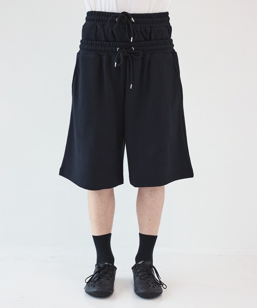 Sho★遊 crew セール】【JOHN LAWRENCE SULLIVAN】別注SWEAT TUCKED SHORTS
