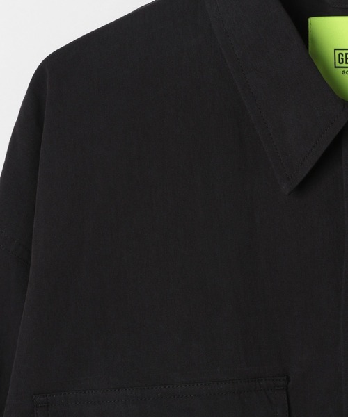 GEORGE'S(ジョージズ)の「ミリタリーシャツアウター(シャツ/ブラウス・メンズ・ブラック/カーキ・LARGE/MEDIUM)」の6枚目の写真